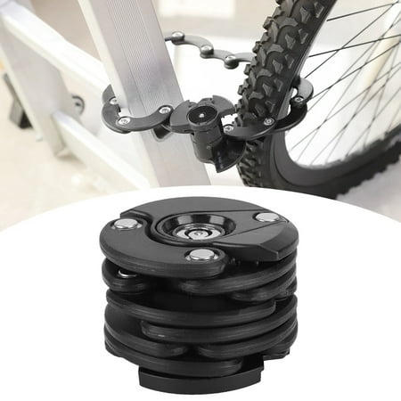 Bike Bicycle Motorcycle Chain Lock Security Anti-theft Folding Chain Lock Black